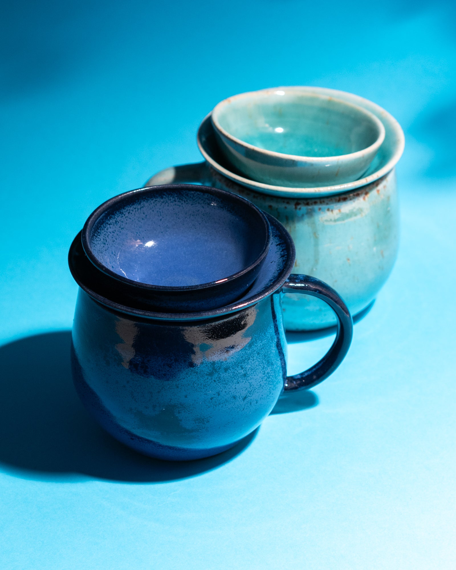 Lot Mug-infuseur-coupelle