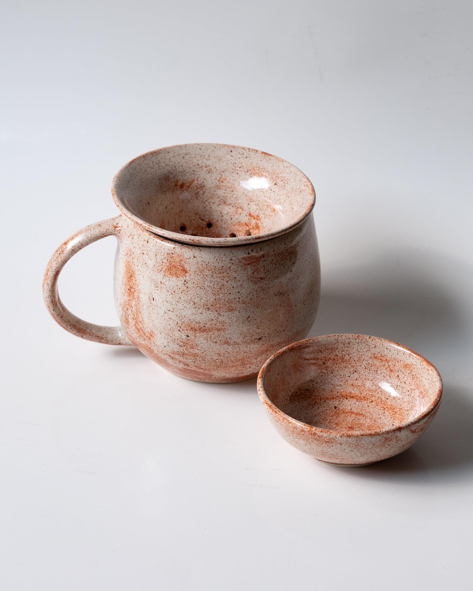 Lot Mug-infuseur-coupelle