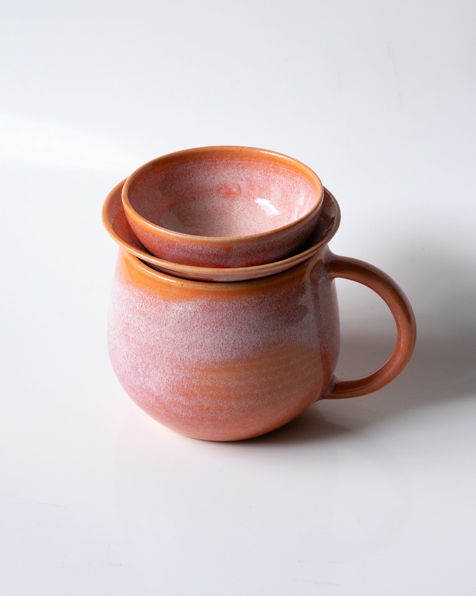 Lot Mug-infuseur-coupelle