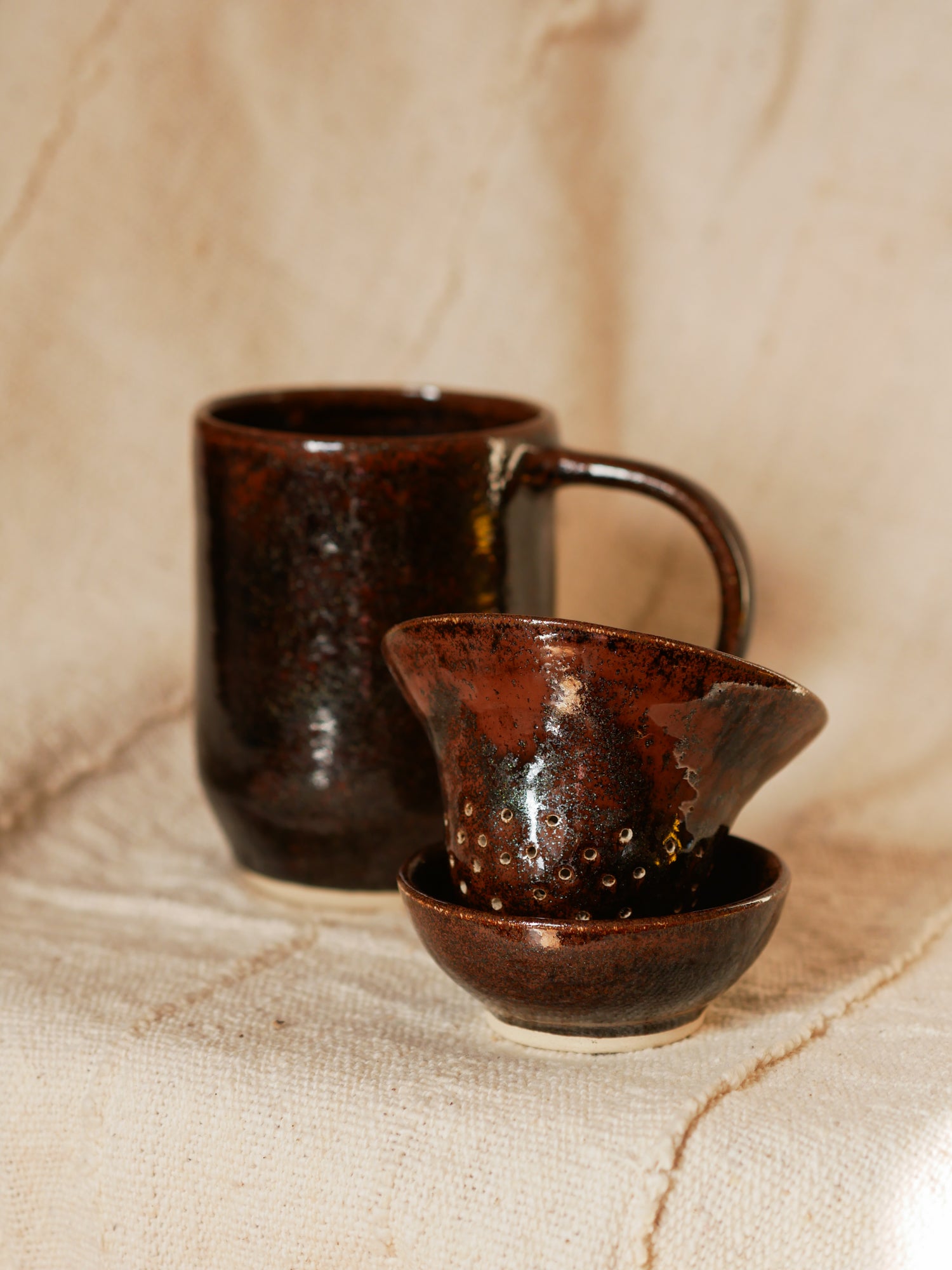 Set Rituel Mug Haut - Infuseur - Coupelle