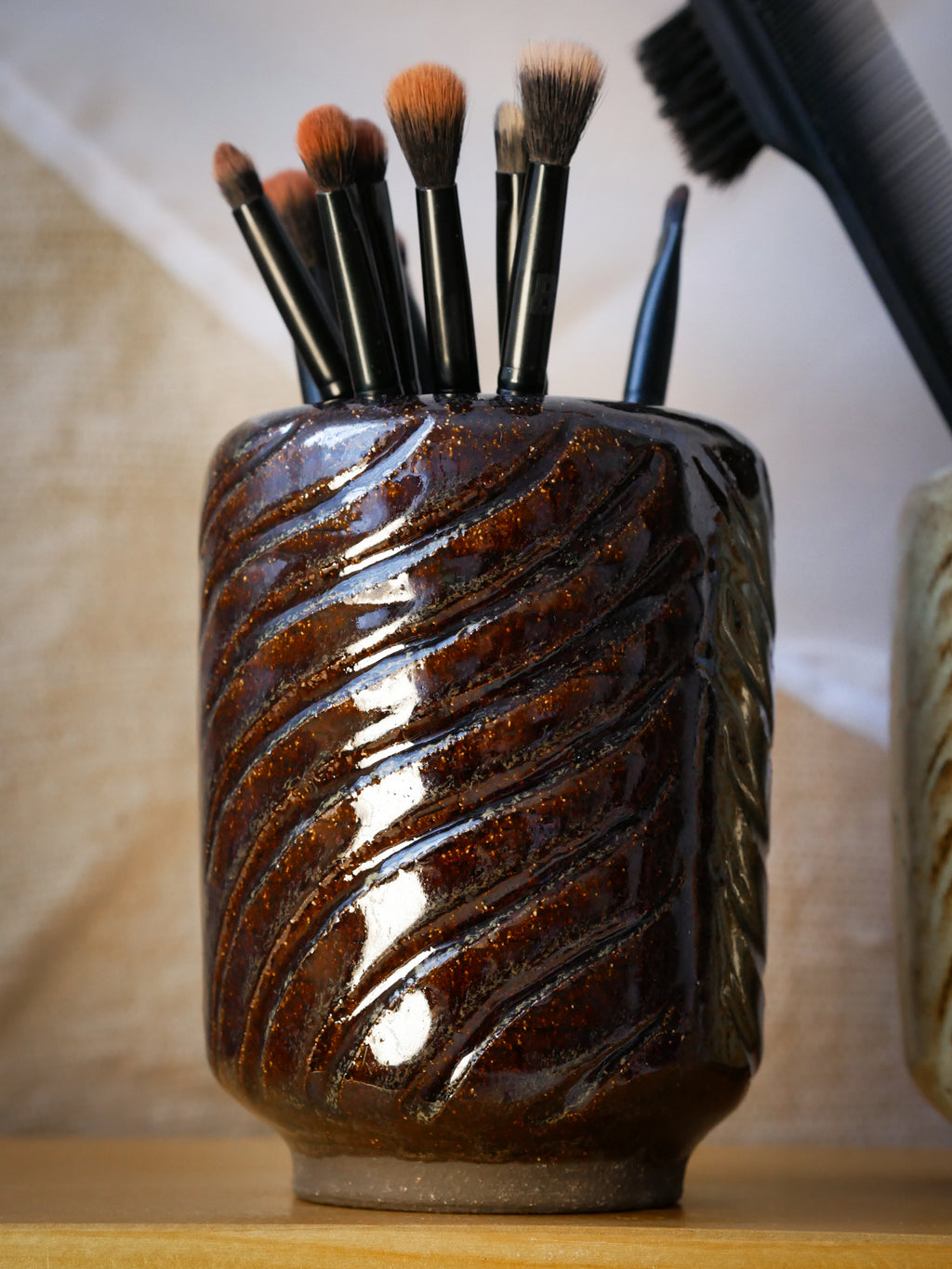 Pot pinceaux maquillage