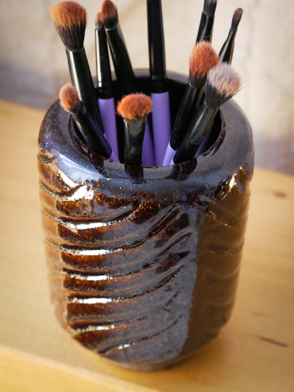 Pot pinceaux maquillage